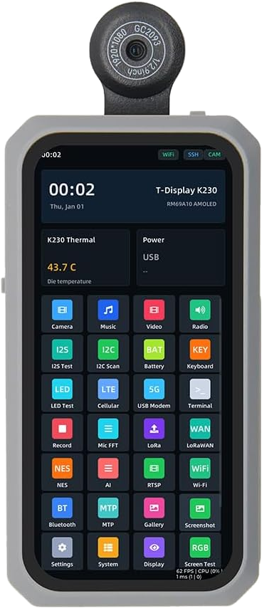 LilyGO T-Display K230 with LR2021 Radio Module