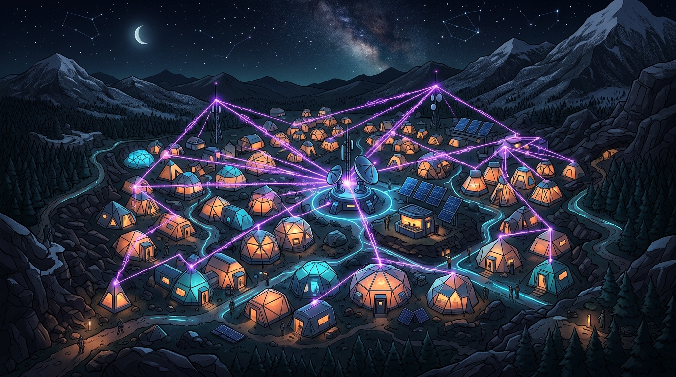 Off-Grid Peer-to-Peer Settlements